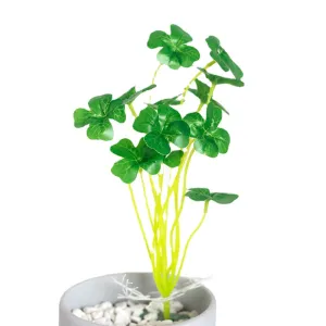 Artificial Simulation Mini Green Plants Four leaf Clover Mint Grass Lotus Leaf Turtle Leaf Restaurant Home Decoration