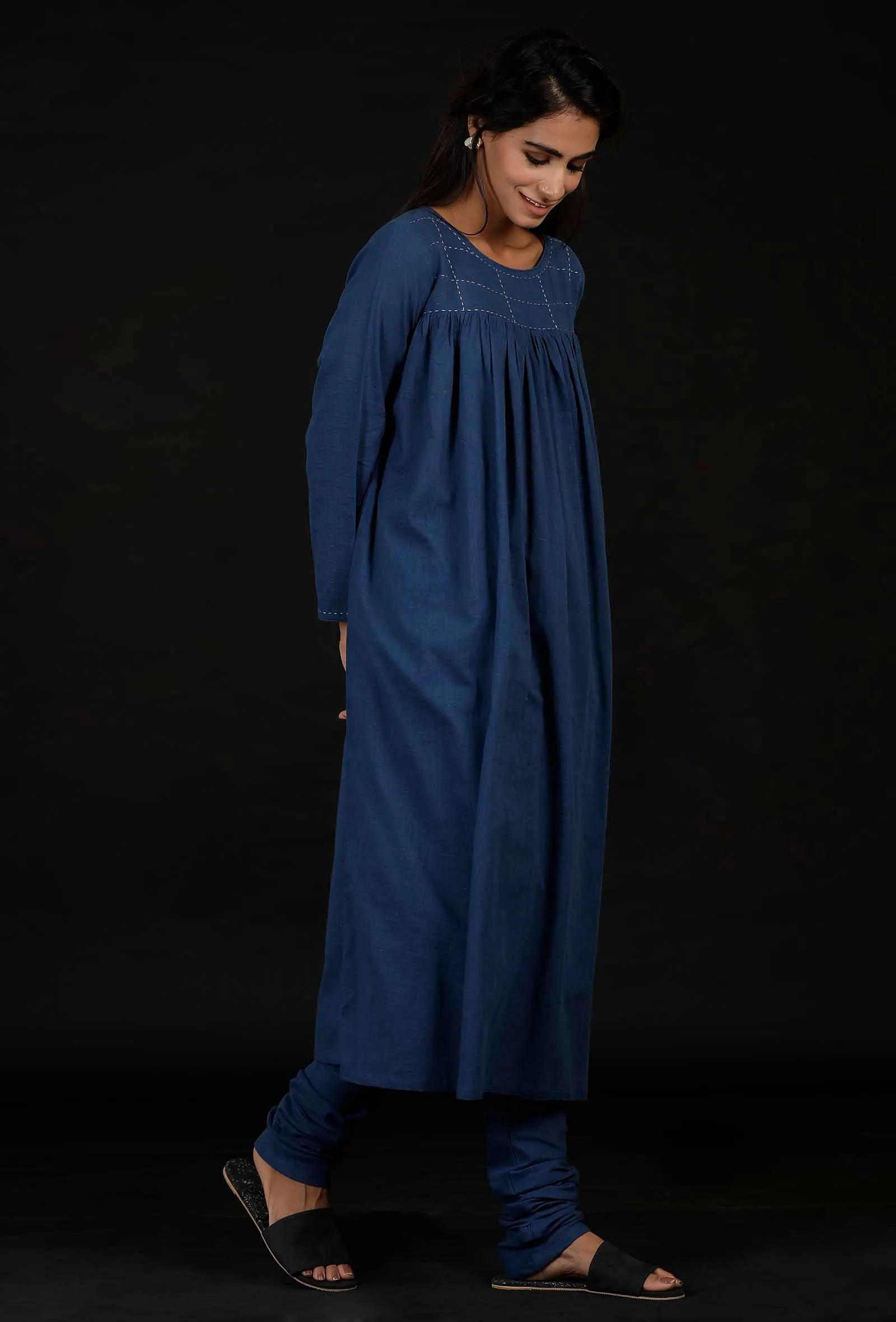 Azure Blue Cotton Kurta