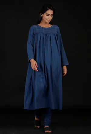 Azure Blue Cotton Kurta