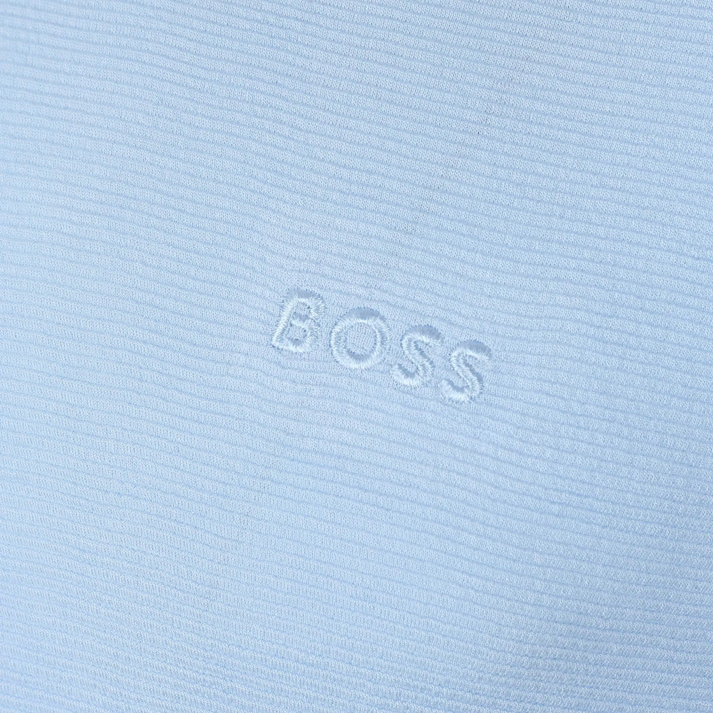 BOSS Rib T-Shirt in Sky Blue