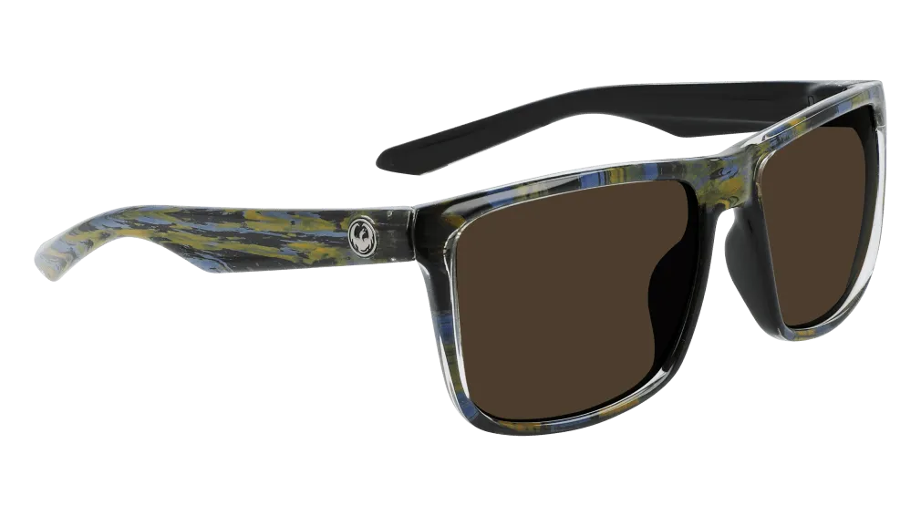 Dragon Meridien Rob Machado Resin Polarized Sunglasses - Lumalens Brown Polar