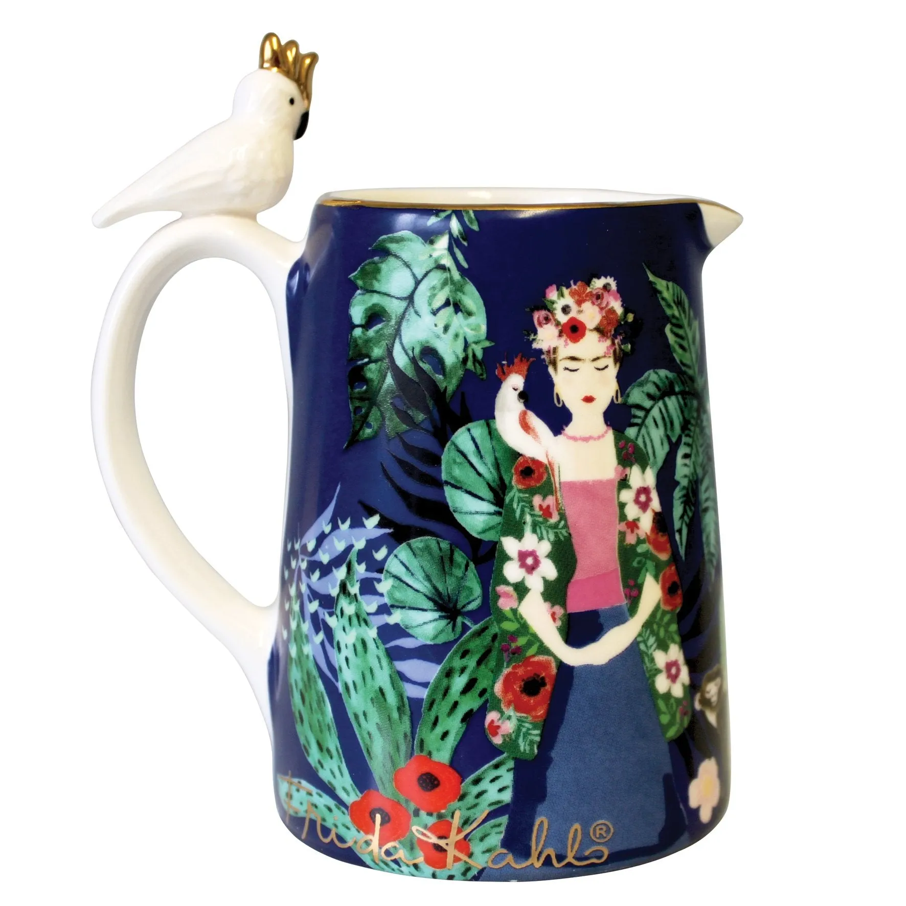 Frida Kahlo Tropical Jug