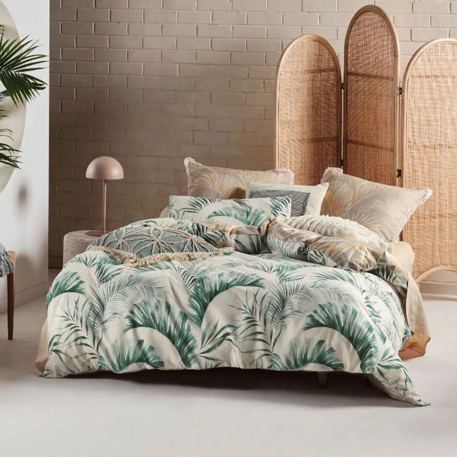 Kalani Surf Quilt Cover Set by Linen House