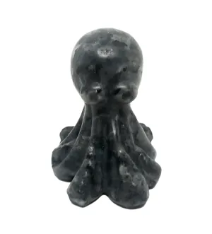 Larvikite Crystal Octopus Carving