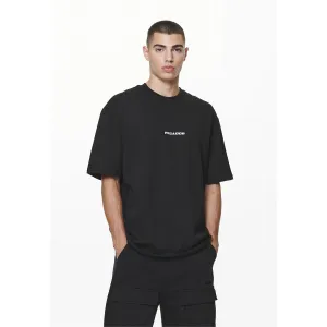 Logo Oversized Black Tshirt