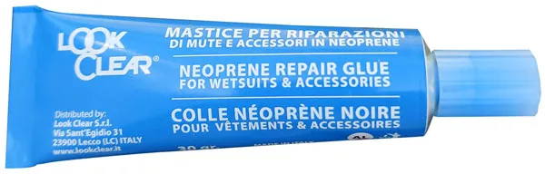 Look Clear Neoprene Glue 30g Tube for Neoprene Wetsuits & Accessories