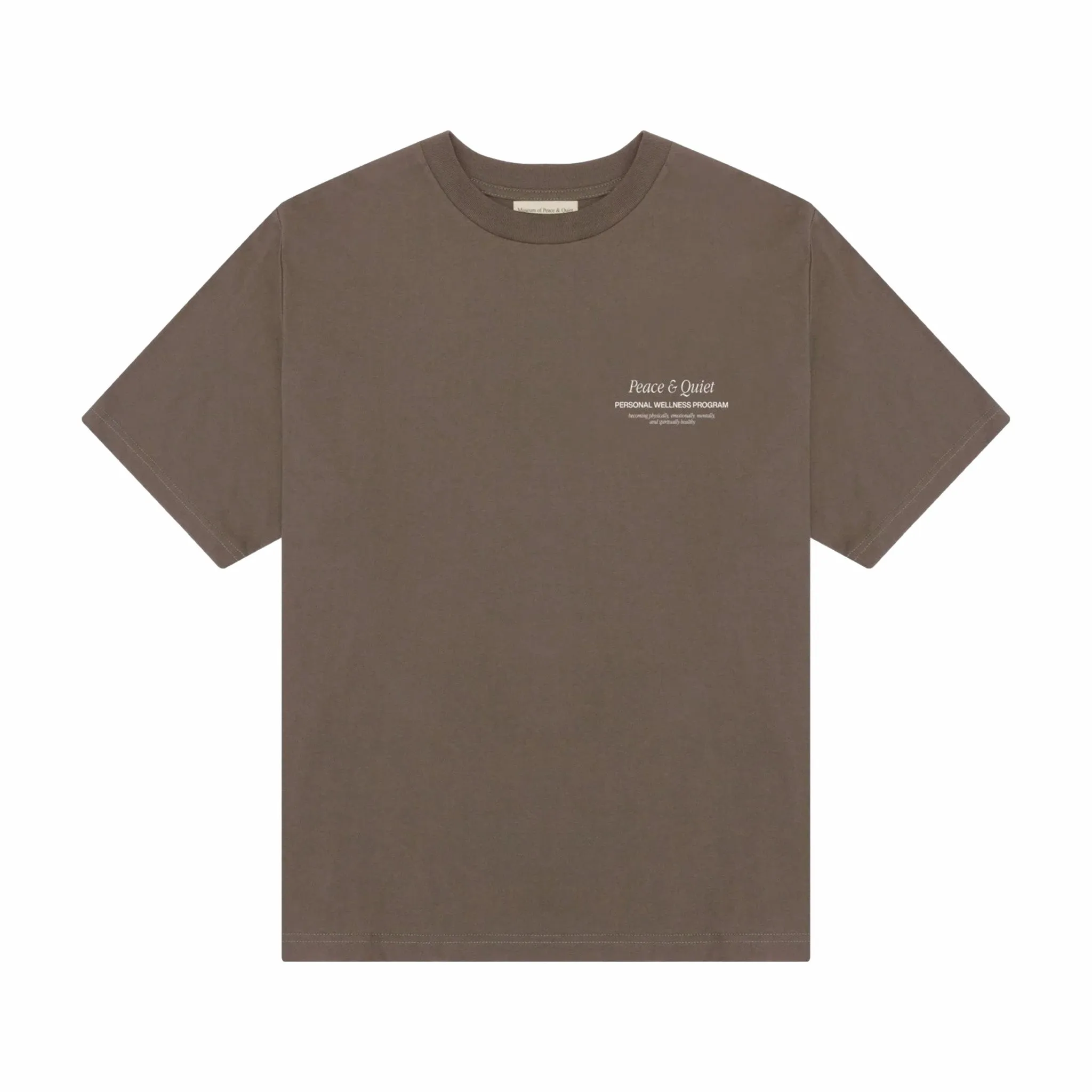 Museum of Peace & Quiet Wellness Program T-Shirt (Clay)