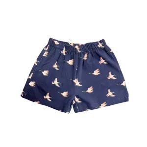 Navy Mallard Boy Shorts