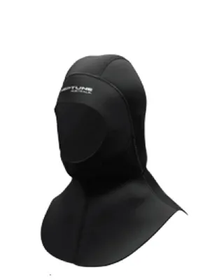 Neptune 5/3 mm. Semi-Dry Neoprene Hood with Bib