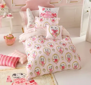 Portraits Of Claris Quilt Cover Set Range Pink