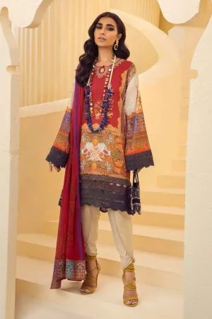 Sana Safinaz Muzlin Spring Lawn Collection 2021 – M211-018A-BI