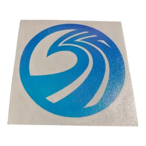 SSS - OG Wave Transfer Sticker - 3" Prism Blue