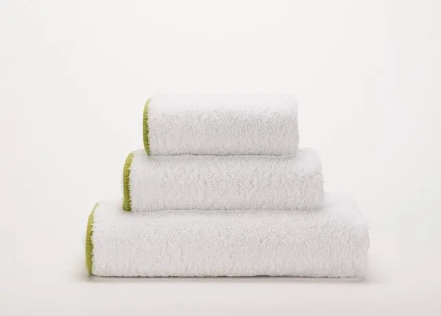 Surf Euro Hand Towel 21X39 Apple Green 165 by Abyss