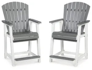 Transville Outdoor Counter Height Bar Stool (Set of 2)