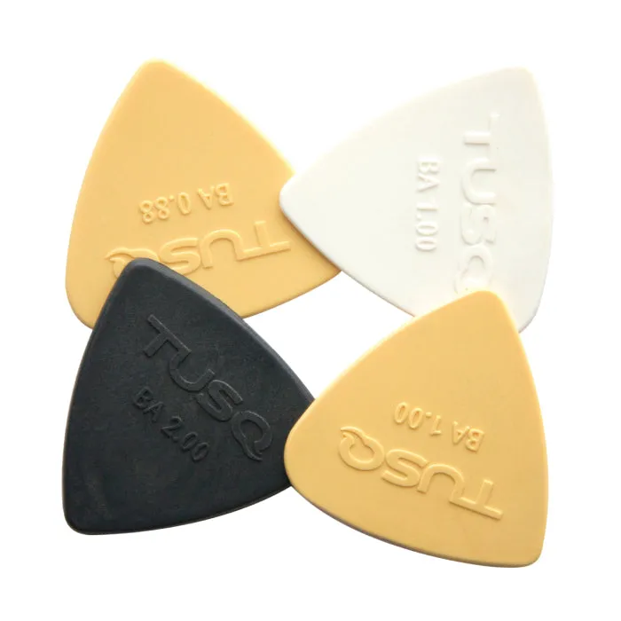 TUSQ Bi-Angle Picks - 48 Pack 3 tones - 3 gauges