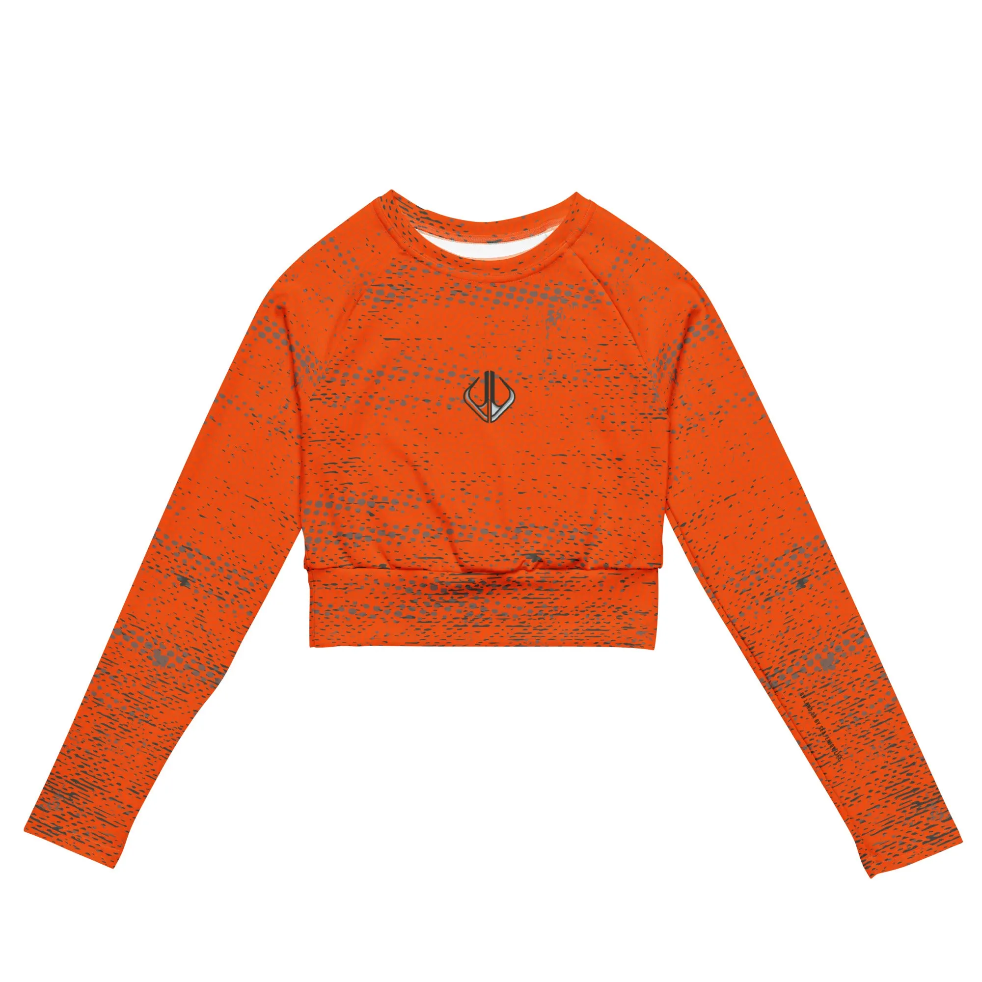 Women's ADAPT - Crop Top Skin - High Viz Orange | Shark Grey