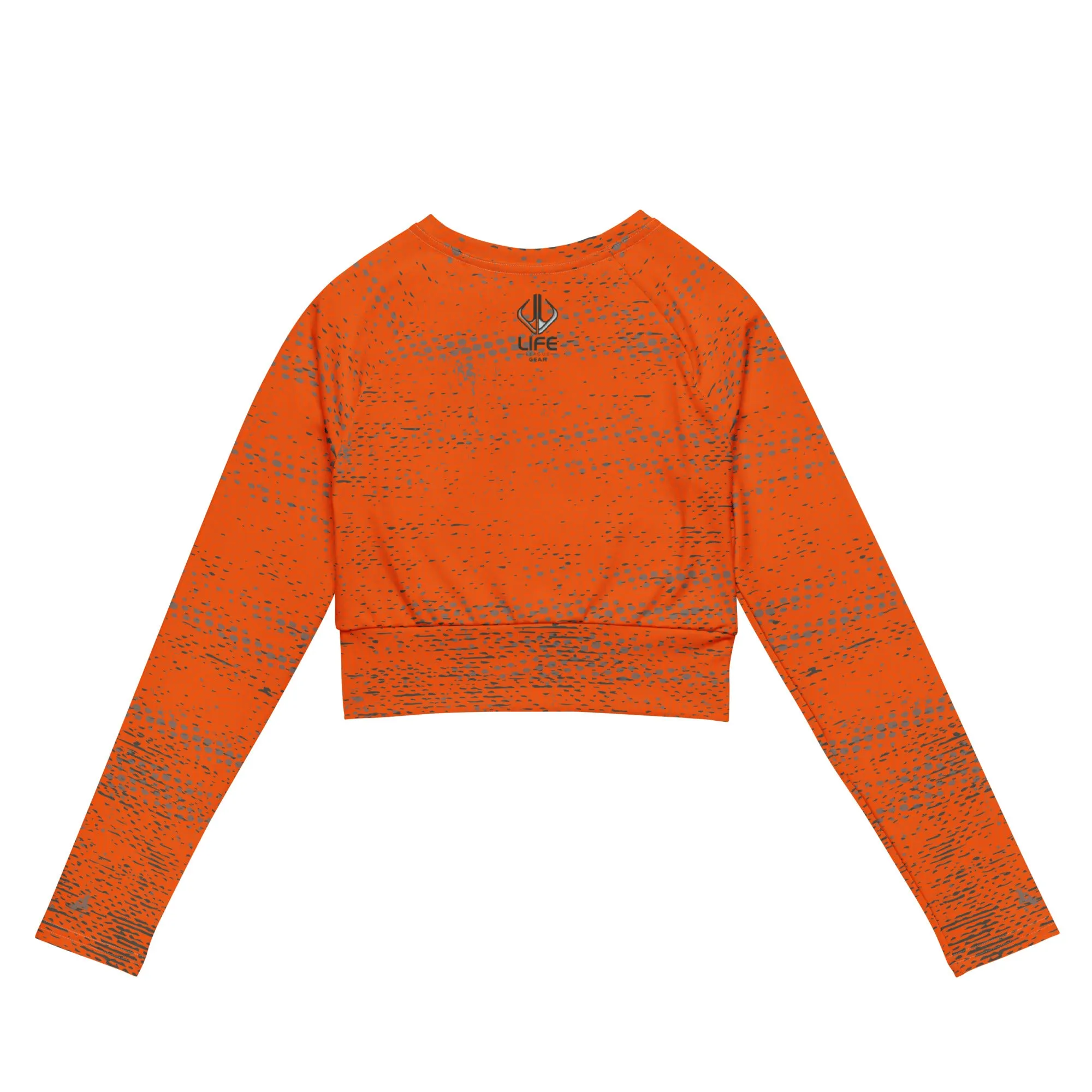 Women's ADAPT - Crop Top Skin - High Viz Orange | Shark Grey