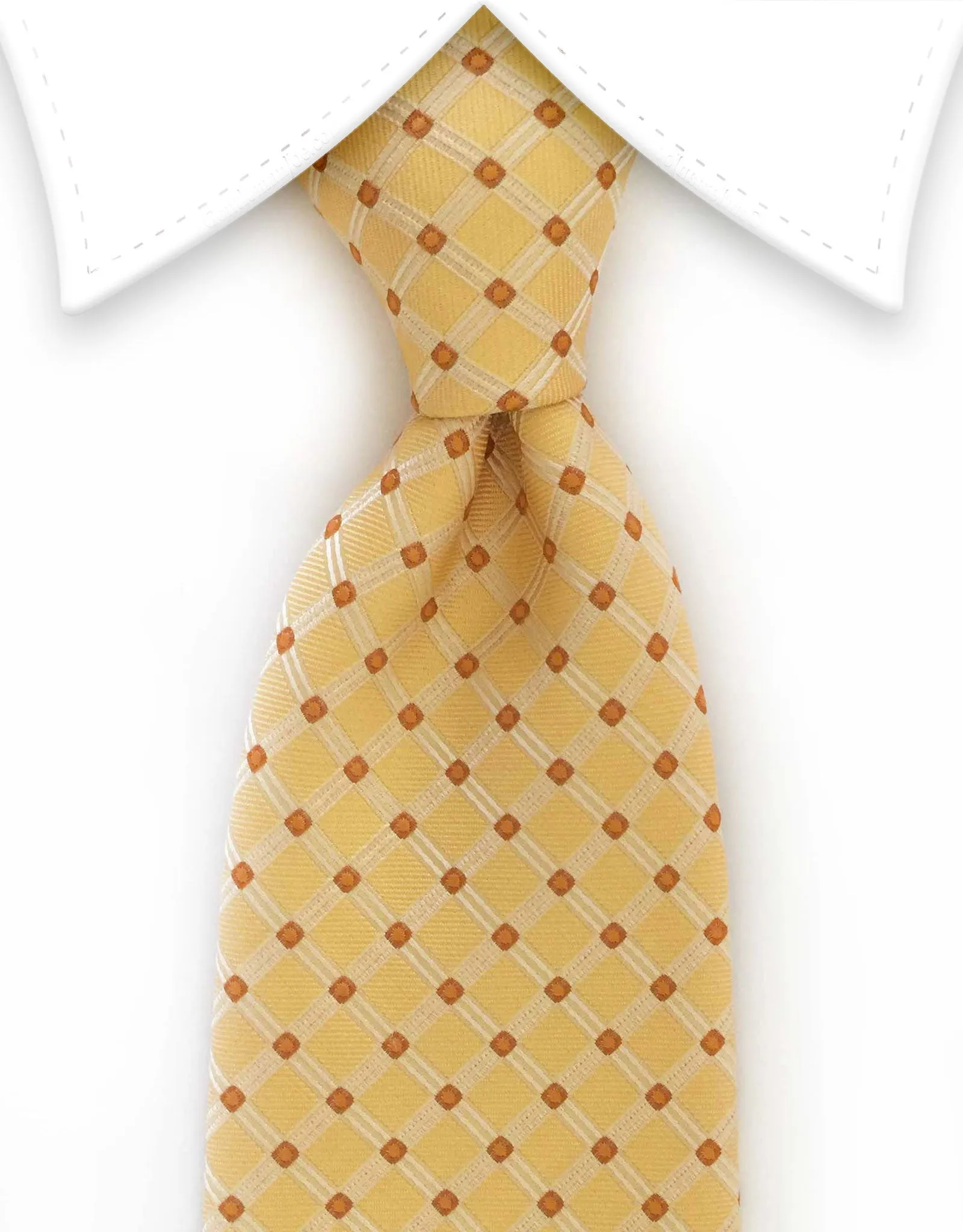 Yellow Geometric Tie