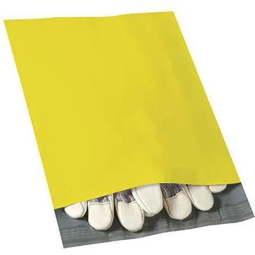 Yellow Poly Mailers - 14" x 19" - 100/CTN